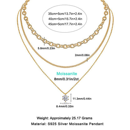 Sleek Women's Sterling Silver Necklace for Fashionable Looks