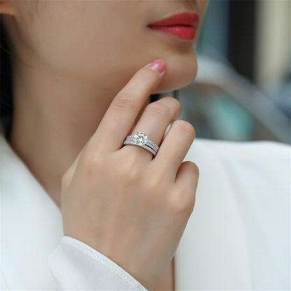 Sophisticated 2ct Round Ring in Sterling Silver