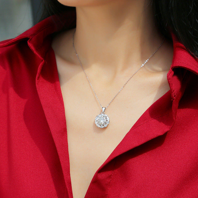 Sophisticated Geometric Snowflake Necklace