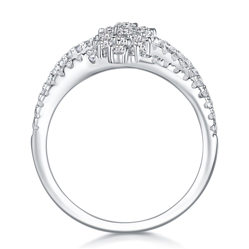 Sophisticated Round Ring in Sterling Silver