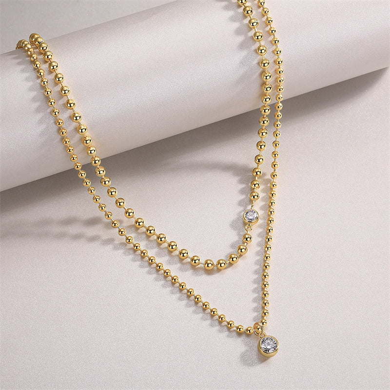 Sophisticated Unisex Geometric Necklace for Unique Style