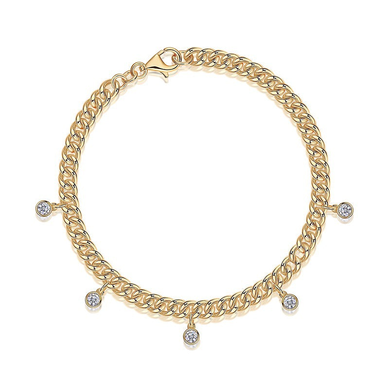 Sophisticated Women's Geometric Bracelet for Light Luxury Style