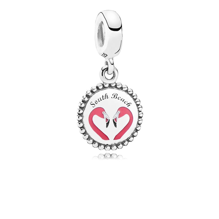 South Beach Flamingo Dangle Charm