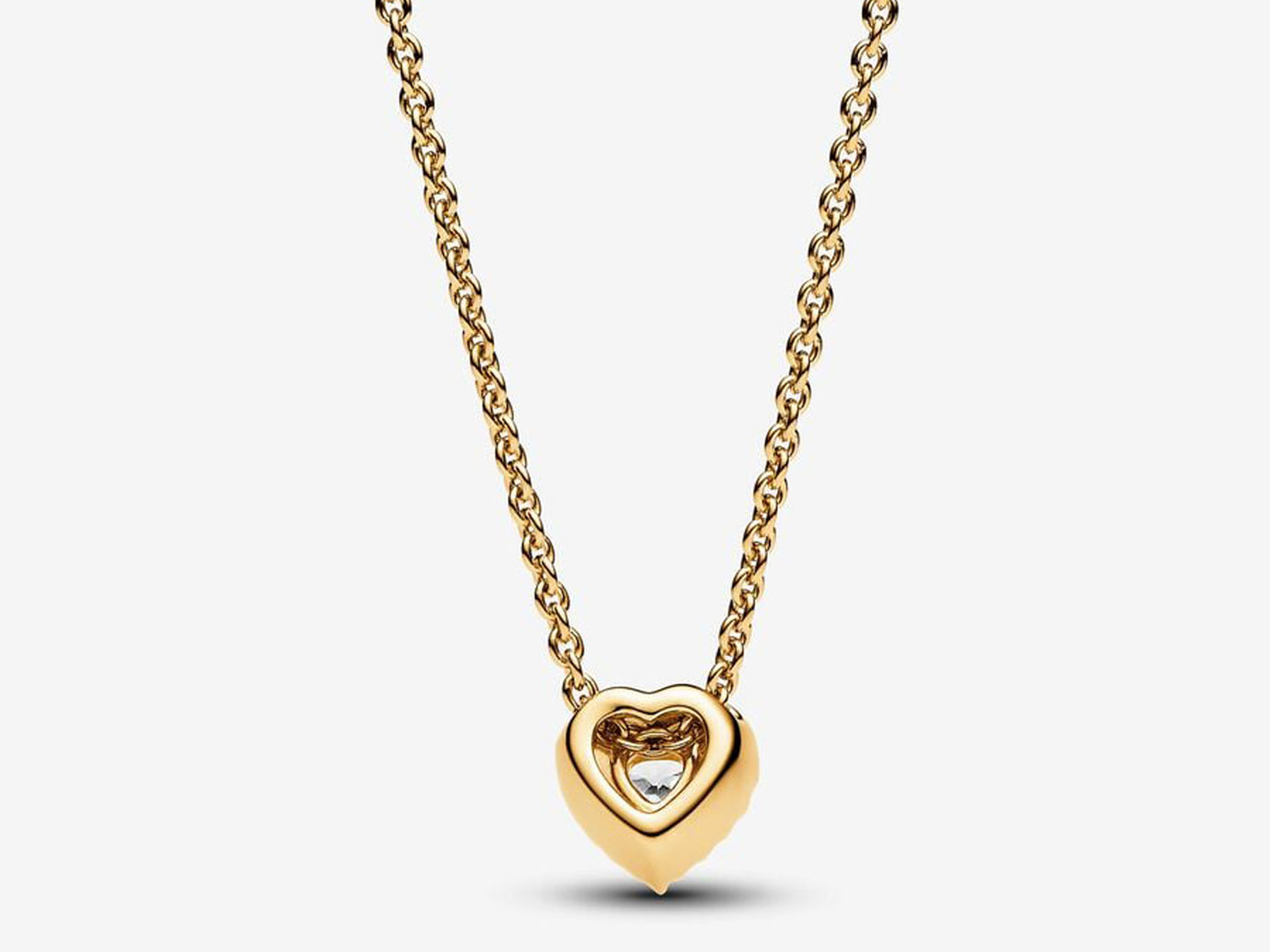 Sparkling Heart Collier Necklace