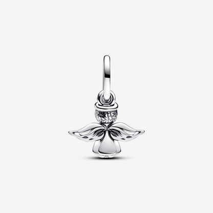 Holiday Angel Charm CZ Stones