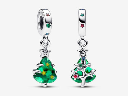 Sparkling Christmas Tree Dangle Charm
