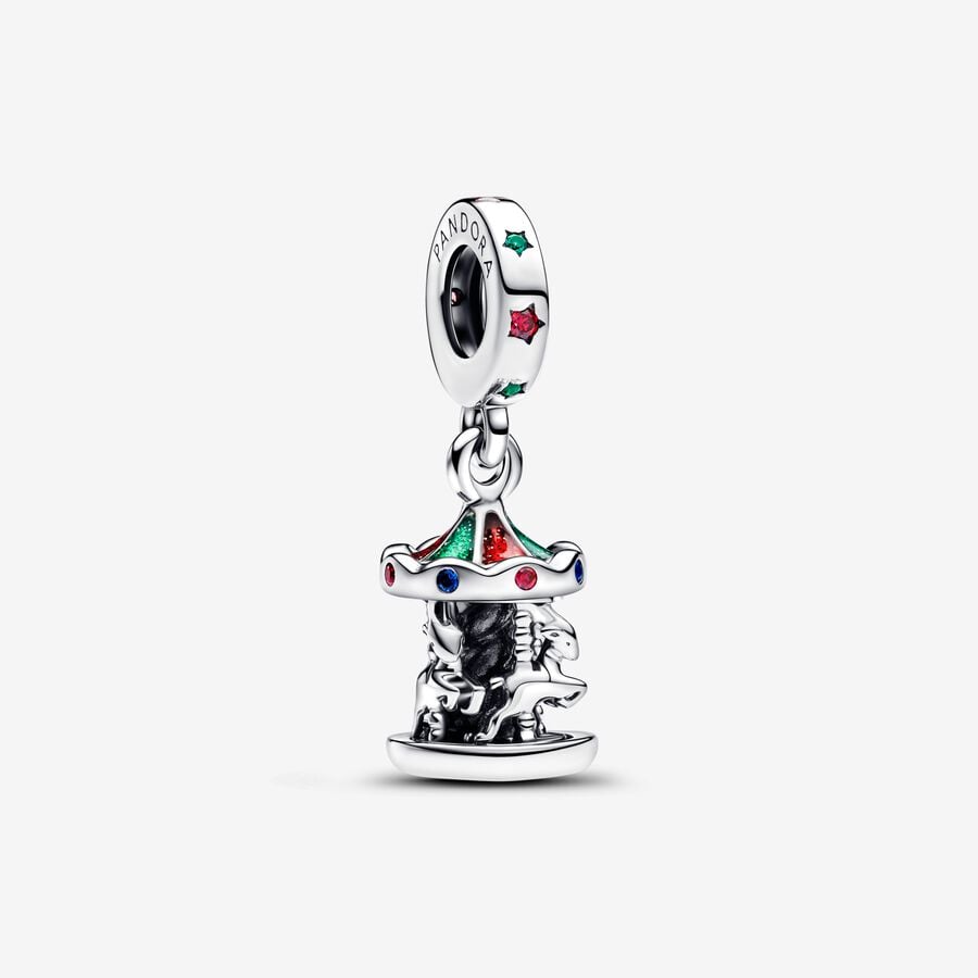 Sterling Silver Carousel Charm