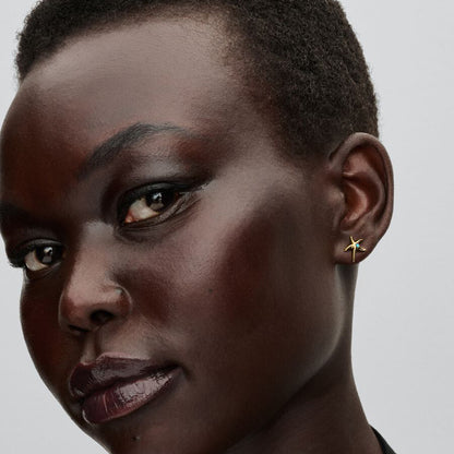 14k Gold Starfish Ear Cuff