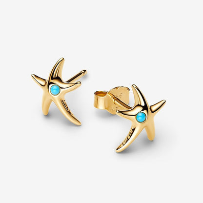 14k Gold Starfish Ear Cuff