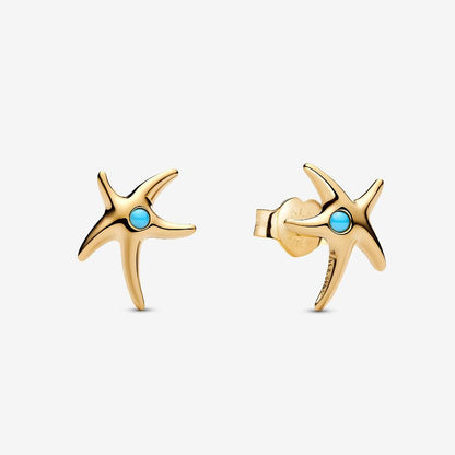 14k Gold Starfish Ear Cuff
