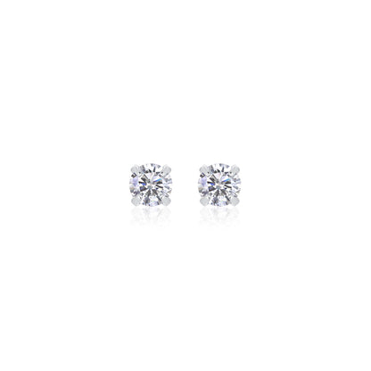 Stylish 925 Silver Moissanite Earrings with Geometric Accents
