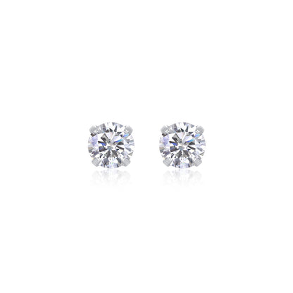 Stylish 925 Silver Moissanite Earrings with Geometric Accents