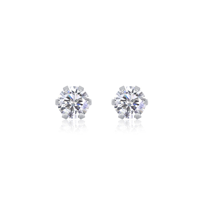 Stylish 925 Silver Moissanite Earrings with Geometric Accents