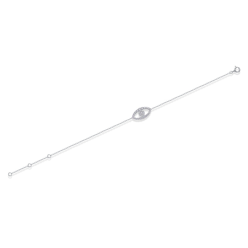Stylish Women's Moissanite Bracelet with Geometric Design