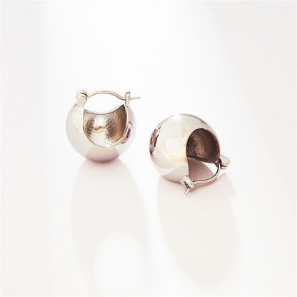 Sweet & Edgy Geometric 18K Gold Plated Stud Earrings - Unique Statement Jewelry for Women