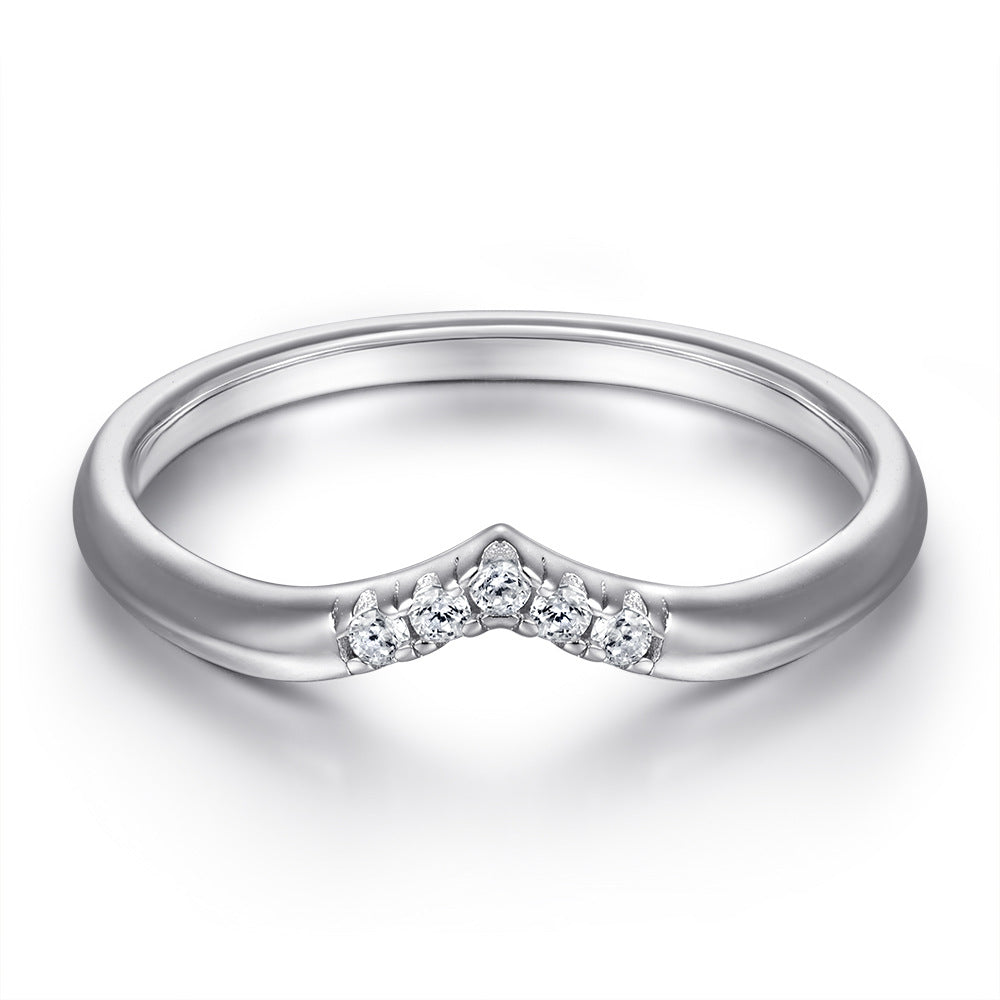 Teardrop Zirconia 925 Silver Ring - European Best-Selling Wedding Band