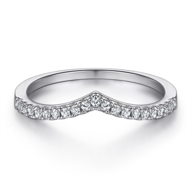 Teardrop Zirconia 925 Silver Ring Set - European Best-Selling Stackable Band Collection