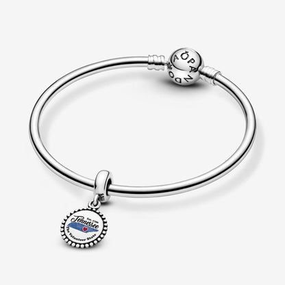 Tennessee Sterling Silver Enamel State Charm