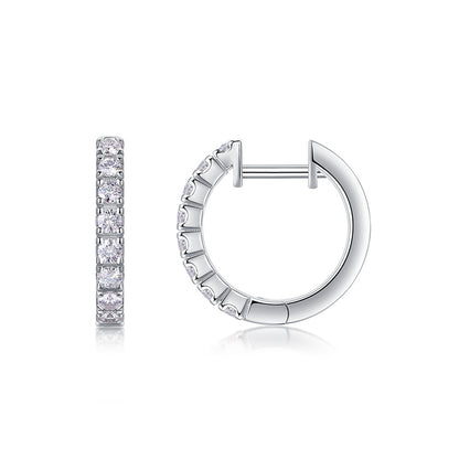 Trendy Round Moissanite Earrings for Women