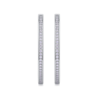 Trendy Round Moissanite Earrings for Women