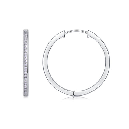 Trendy Round Moissanite Earrings for Women