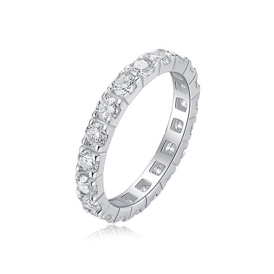 Trendy Round Silver Ring for Women