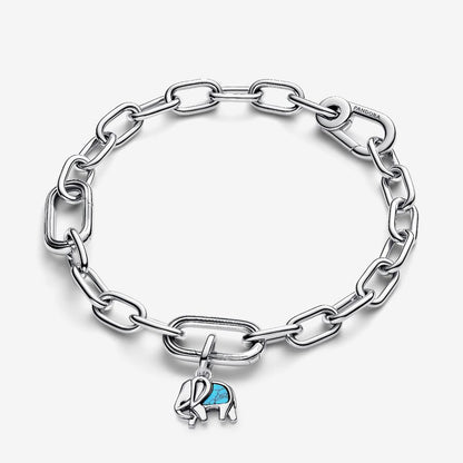 Elephant Dangle Pendant Silver