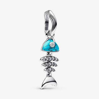 Sterling Silver Fishbone Charm