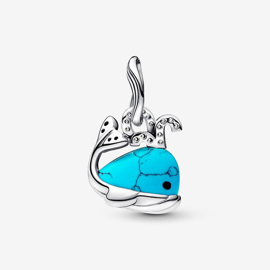 Sterling Silver Whale Dangle Charm
