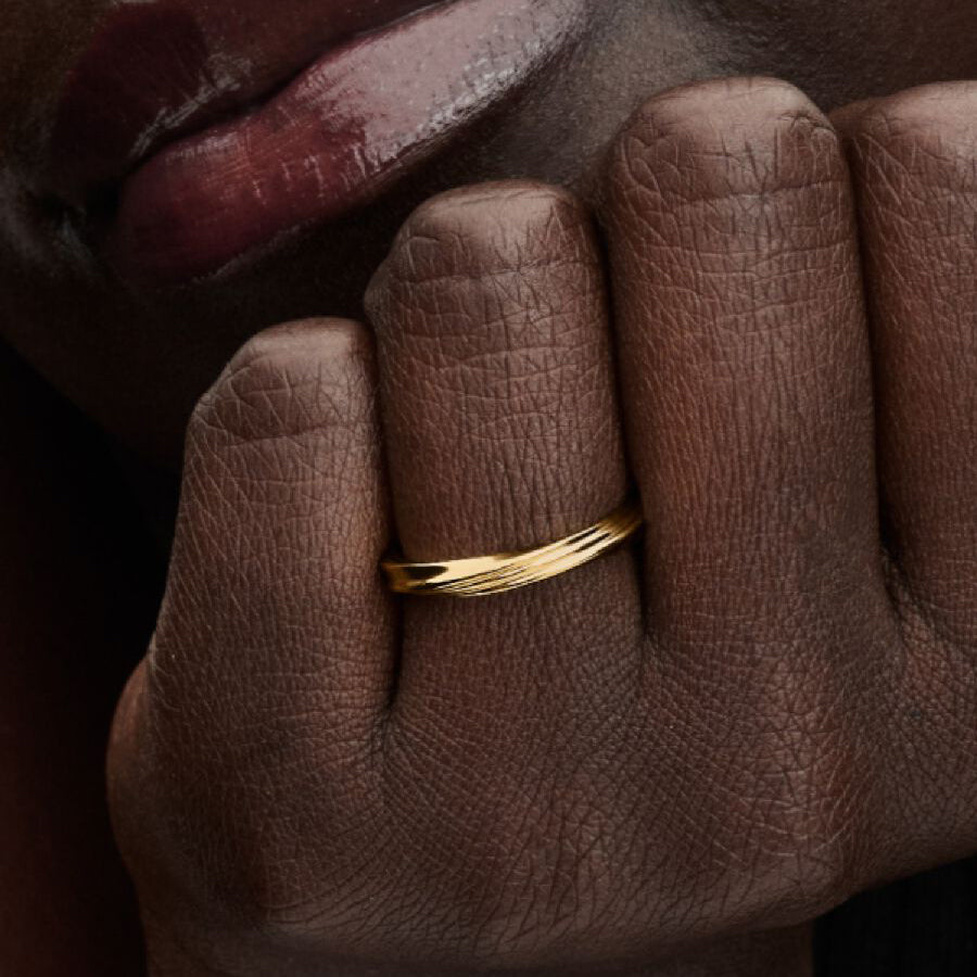 14k Gold Twisted Ring