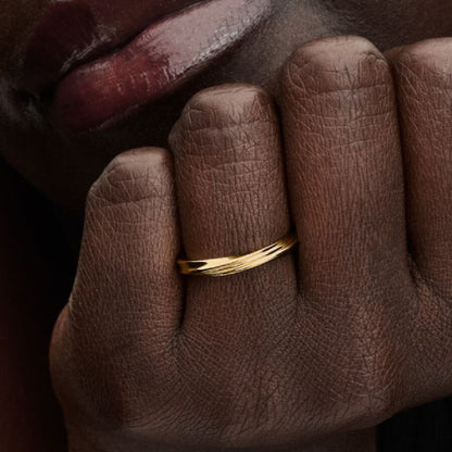 14k Gold Twisted Ring