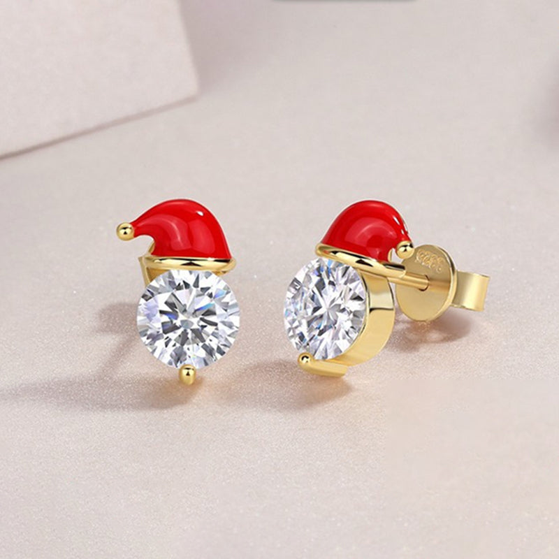 Versatile 1 Carat Moissanite Earrings for Modern Women