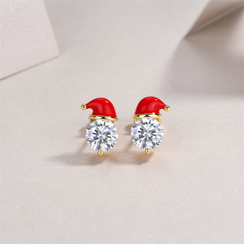 Versatile 1 Carat Moissanite Earrings for Modern Women