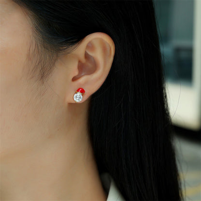 Versatile 1 Carat Moissanite Earrings for Modern Women