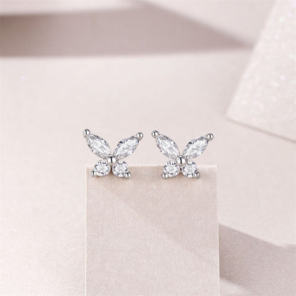 Versatile Butterfly Moissanite Earrings for Modern Women