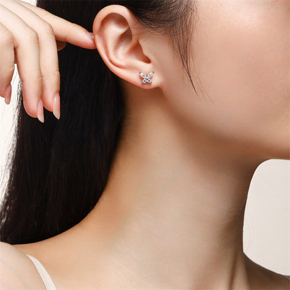 Versatile Butterfly Moissanite Earrings for Modern Women