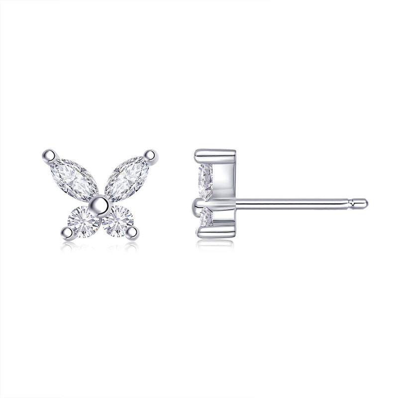 Versatile Butterfly Moissanite Earrings for Modern Women