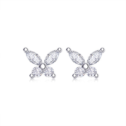Versatile Butterfly Moissanite Earrings for Modern Women
