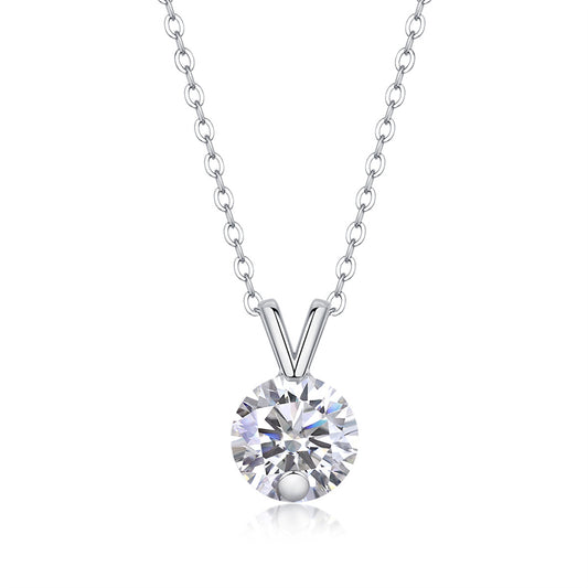 Versatile Layered Moissanite Necklace for Office and Casual Wear
