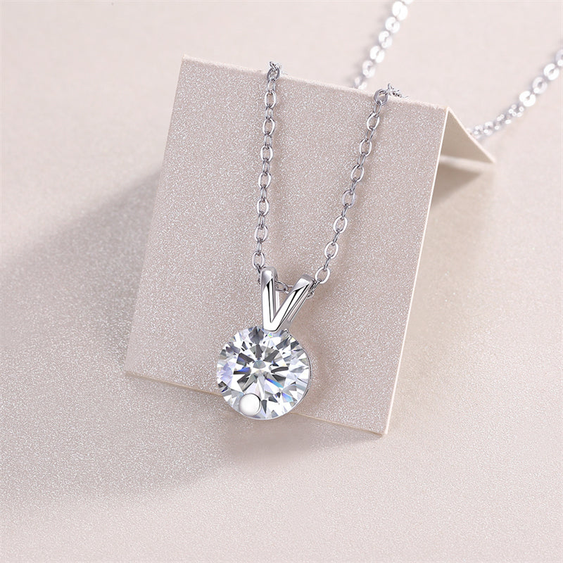 Versatile Layered Moissanite Necklace for Office and Casual Wear