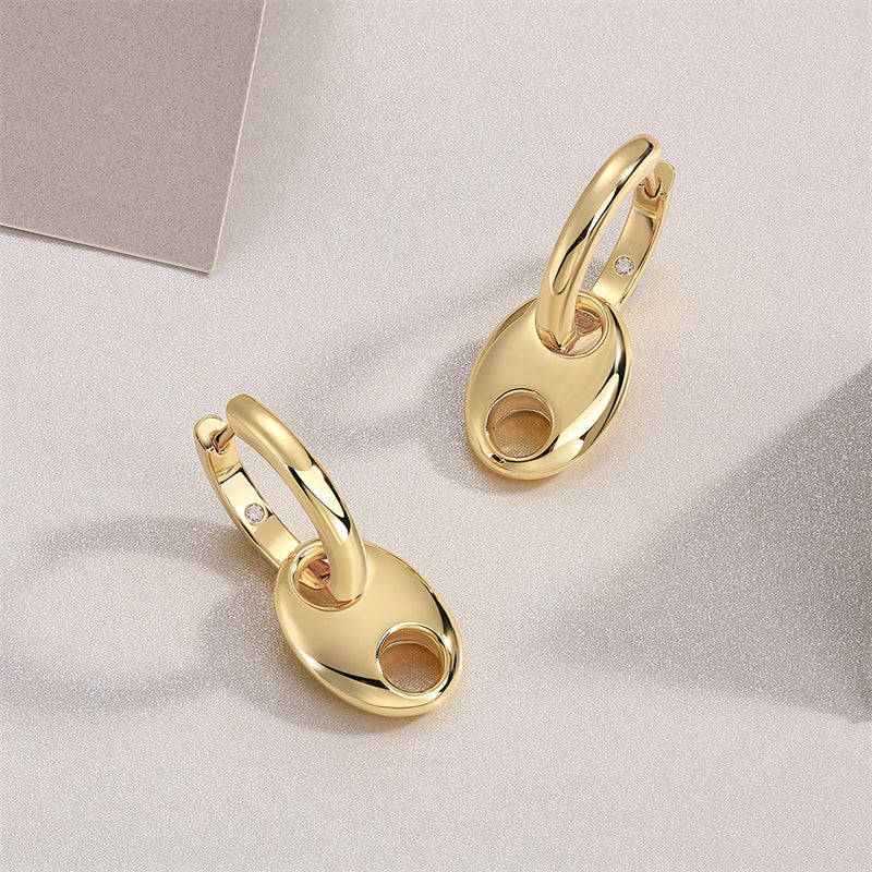 Versatile Round Moissanite Earrings for Women