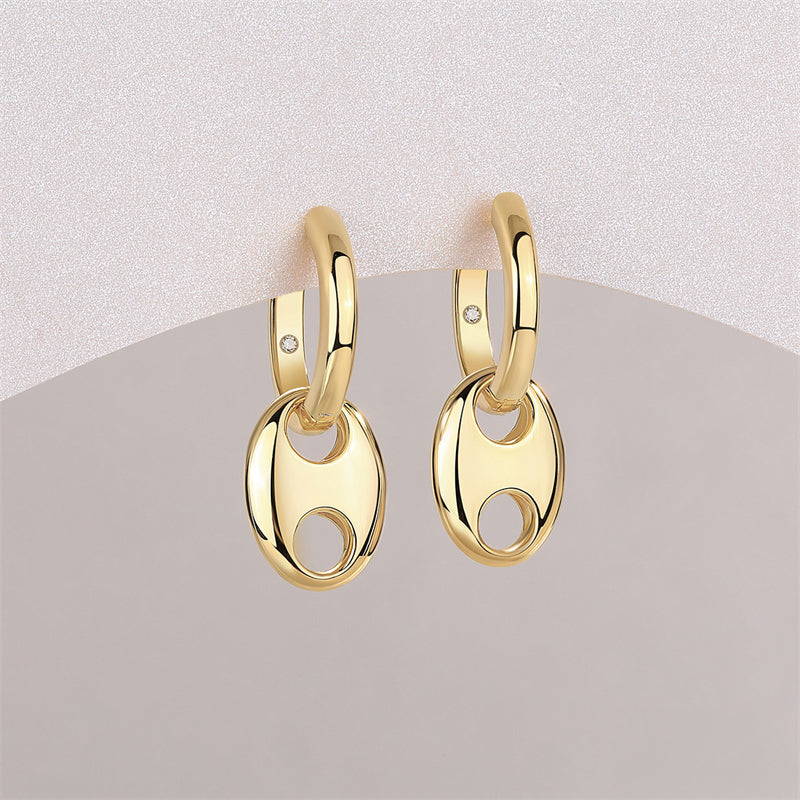 Versatile Round Moissanite Earrings for Women