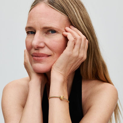 Yellow Rose in Bloom Charm