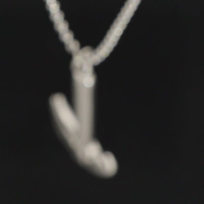 Stainless Steel Nautical Anchor Pendant Necklace