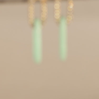 Rectangular Pendant Fashion Earrings