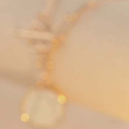 Cross Chain Necklace with Geometric Circular Pendant