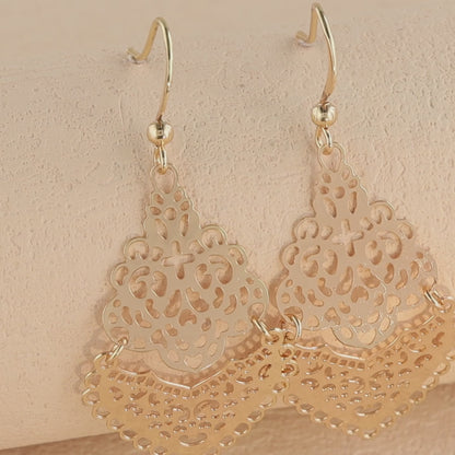 Stylish Rose Gold Statement Earrings