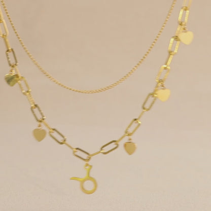 Trendy Gold Cross Pendant Necklace - Unique Structure