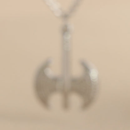 Fashion Stainless Steel Axe Pendant Necklace