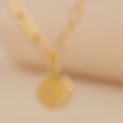 Stylish Gold Stainless Steel Cross Chain Necklace